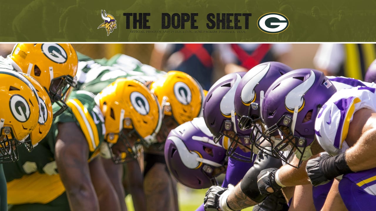 Vikings vs Packers Fantasy Football Worksheet, Week 17