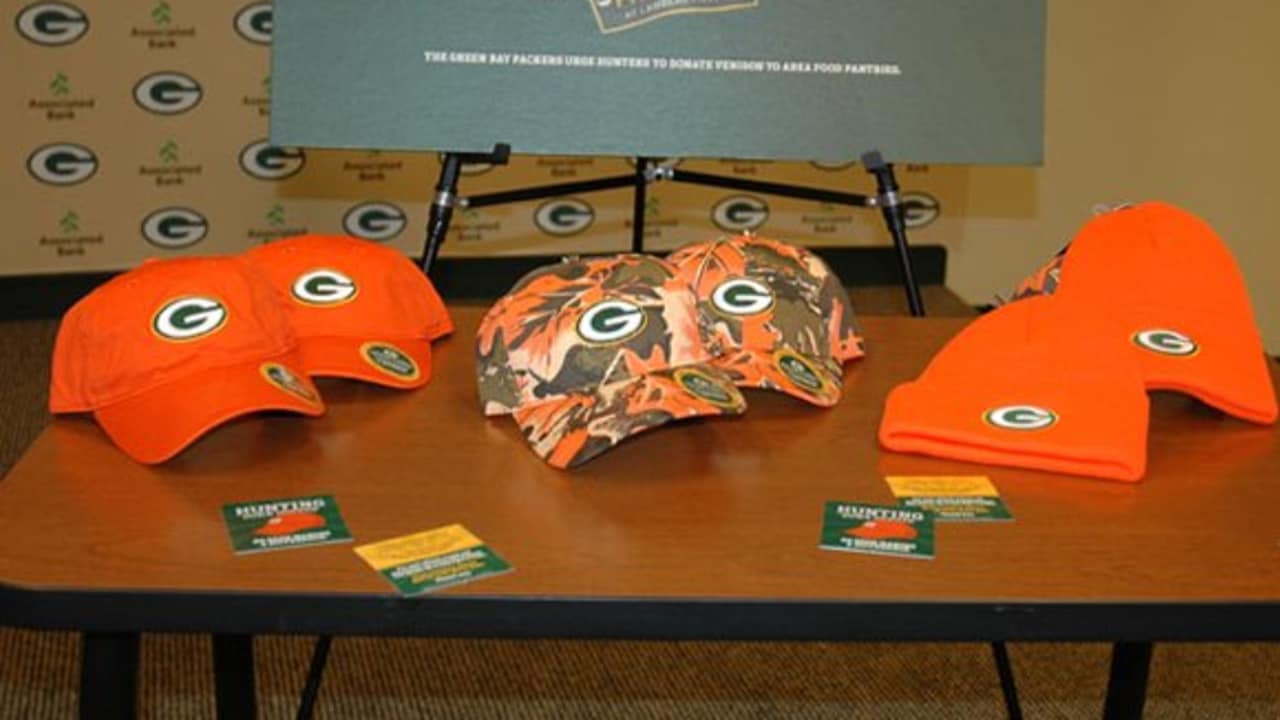 Packers New Era Blaze Orange Knit Hat