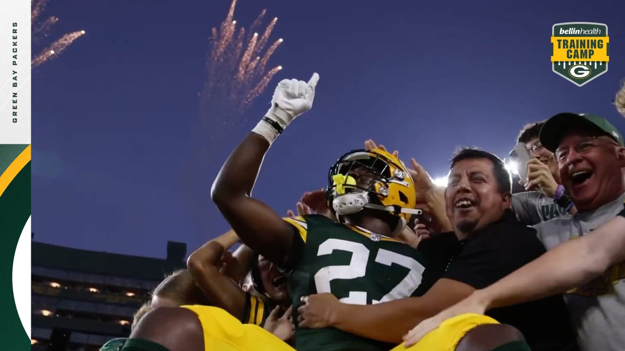Packers RB Patrick Taylor honors late grandmother with touchdown - BVM ...