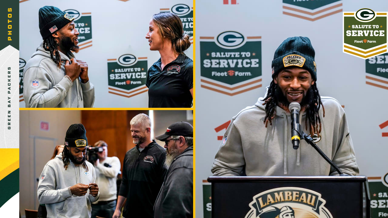 Photos Packers, Fleet Farm host Salute to Service press conference at