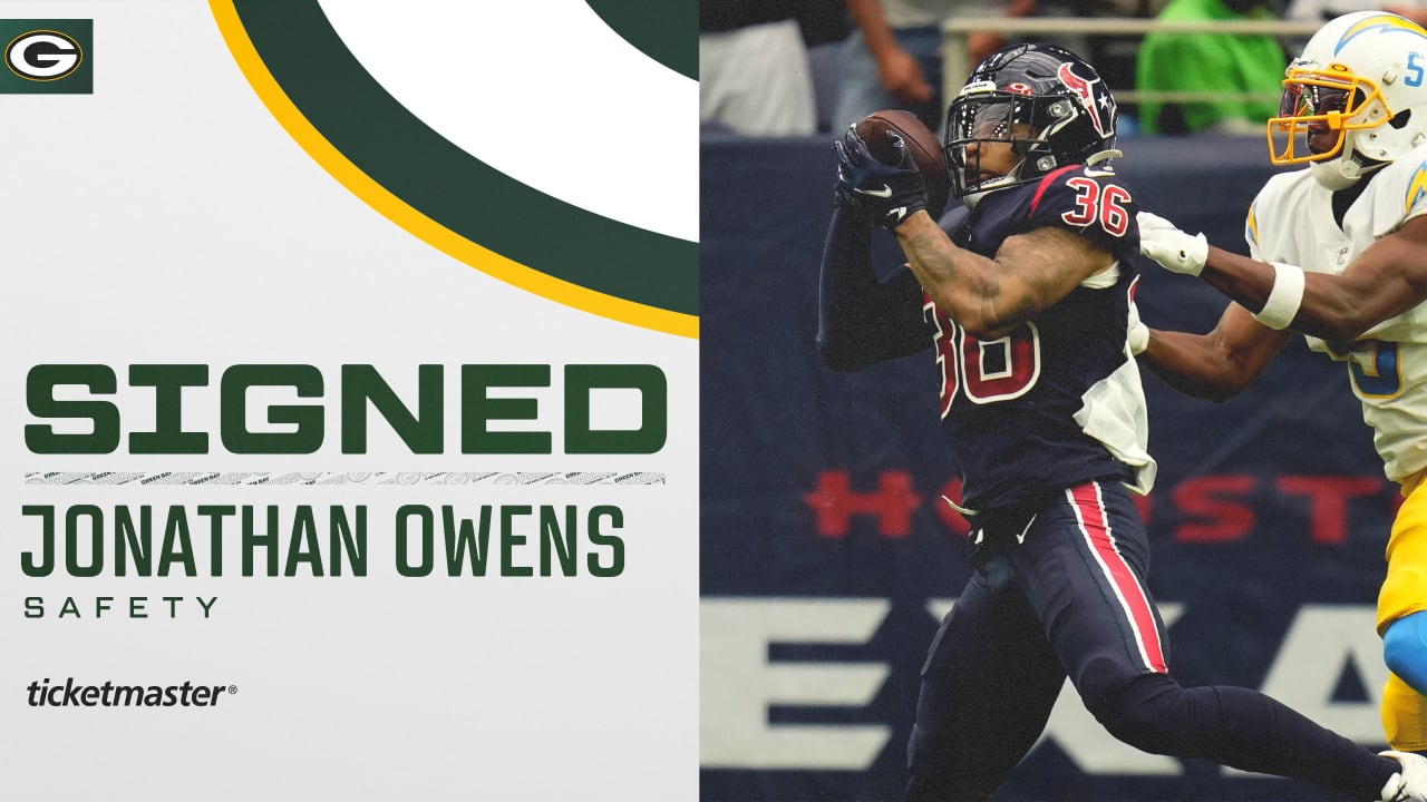 Packers sign S Jonathan Owens