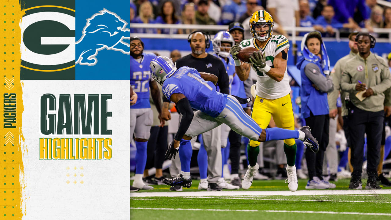 Lions at Packers: Full highlights