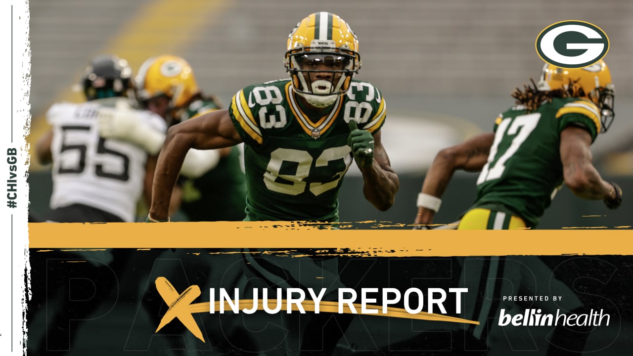 Packers WR Marquez Valdes-Scantling listed as questionable for Sunday