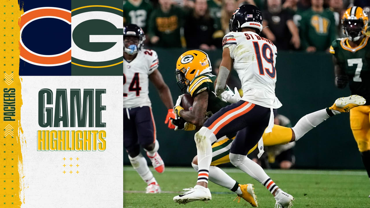 packers bears highlights