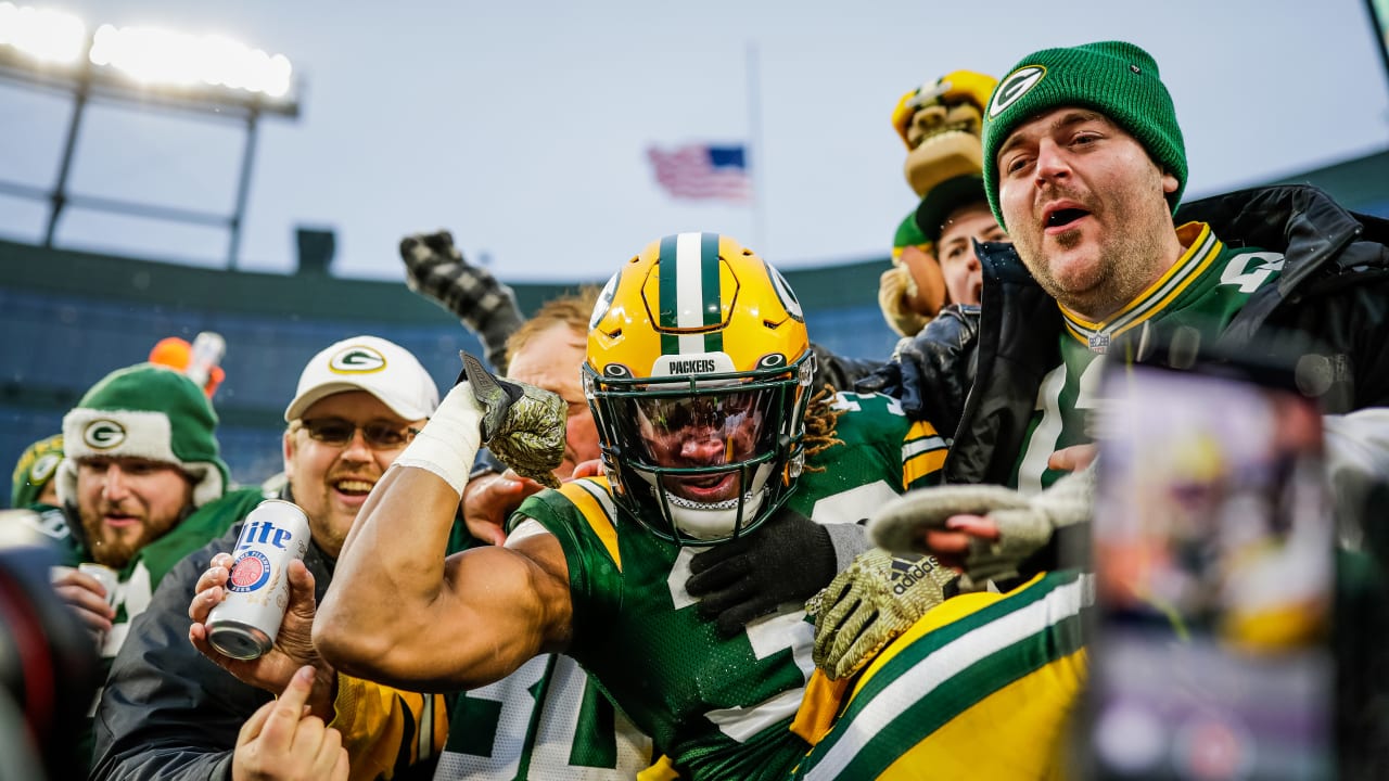 Packers celebrate Lambeau Leap Day!