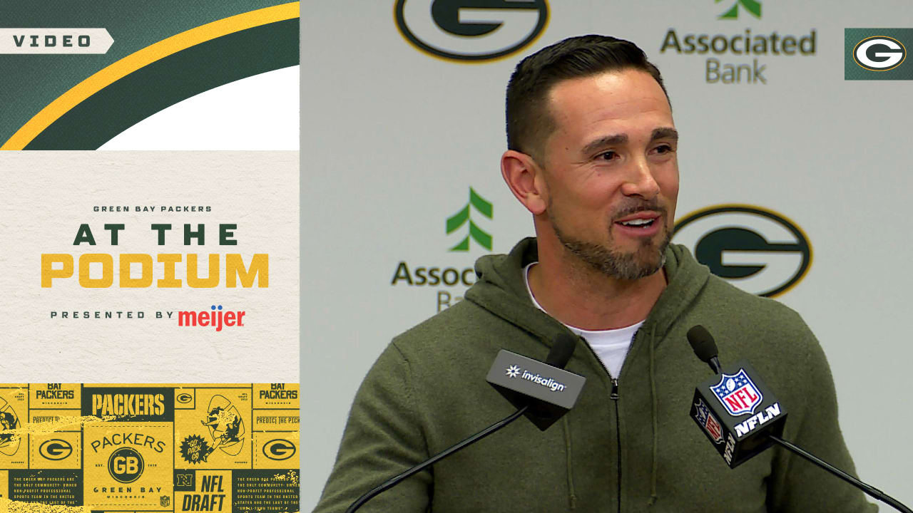 Matt LaFleur excited about 'organic' growth of young Packers team | 2023  NFL Draft