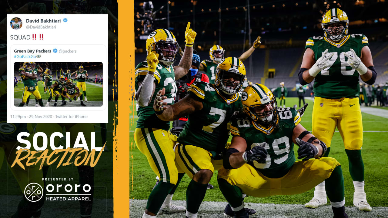 Social Reaction: Packers react to their 100th all-time win over