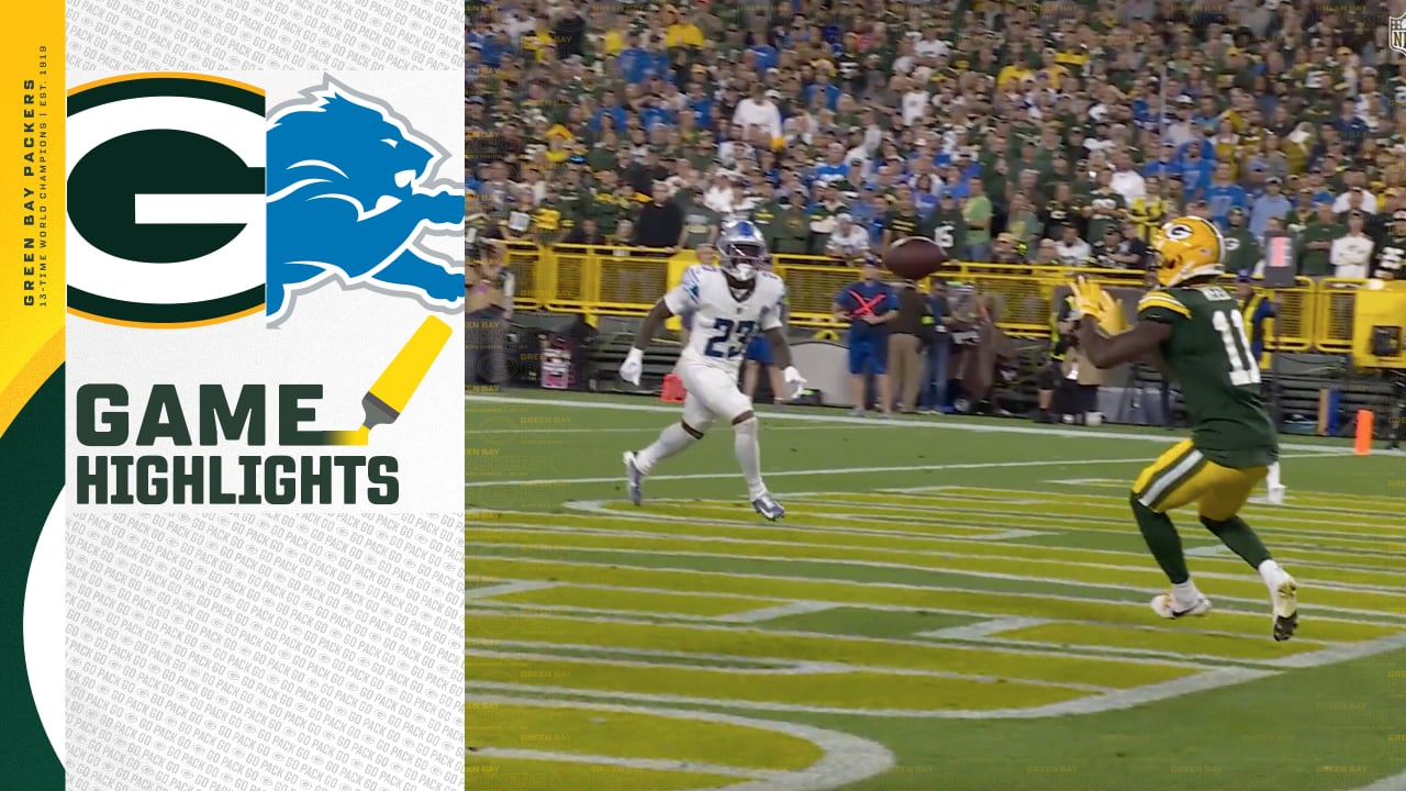 Packers score twopoint conversion Packers vs. Lions