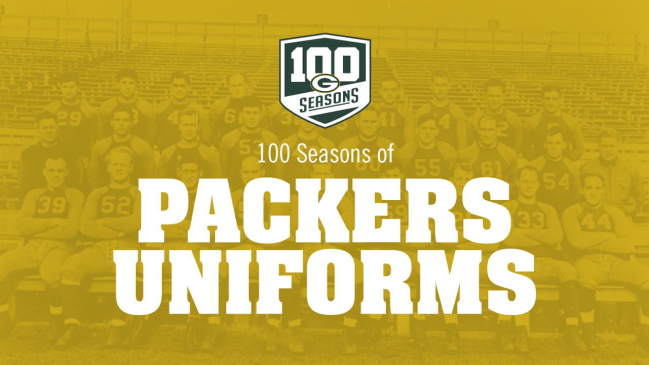 Infographic: 100 Seasons of Packers uniforms