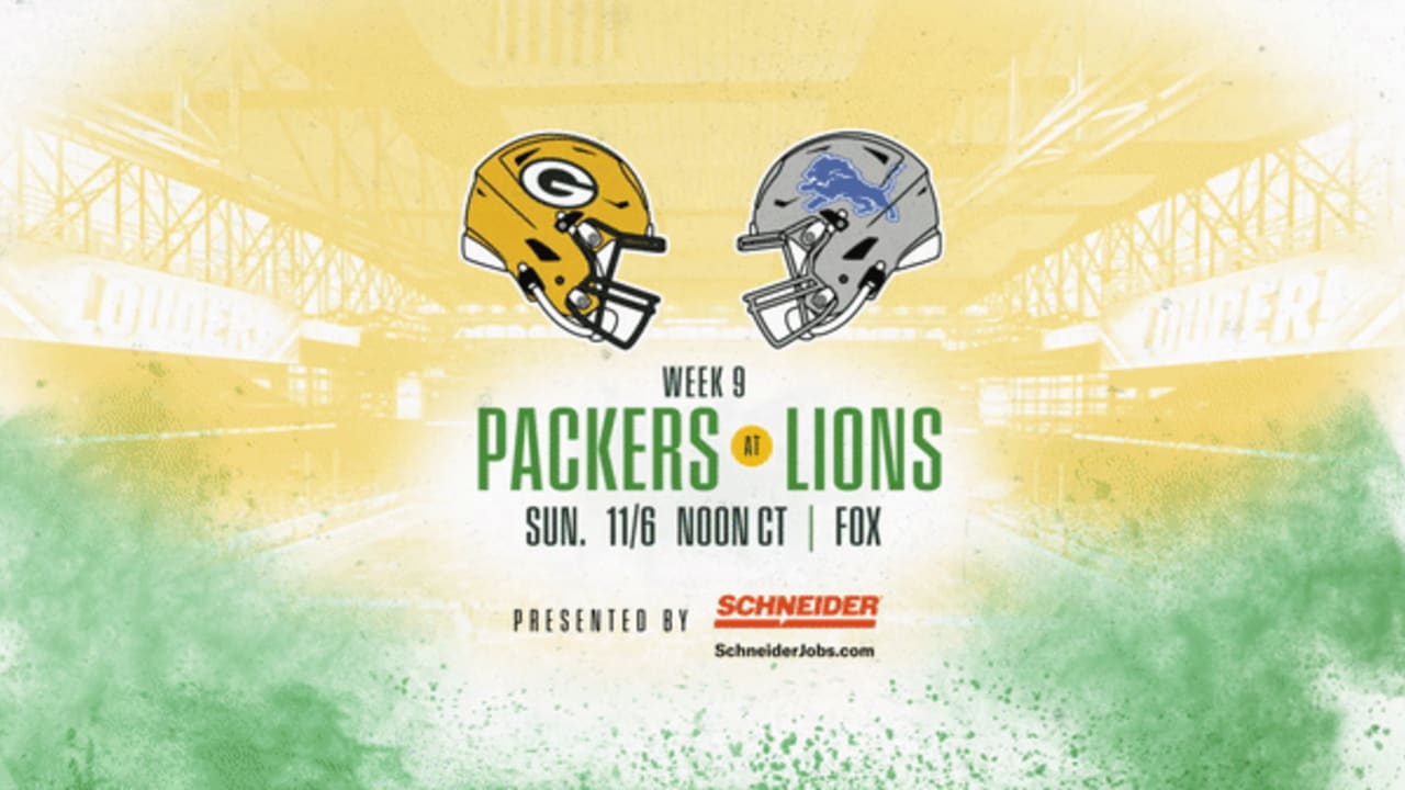 Packers-Lions live stream (9/28): How to watch online, TV, time 