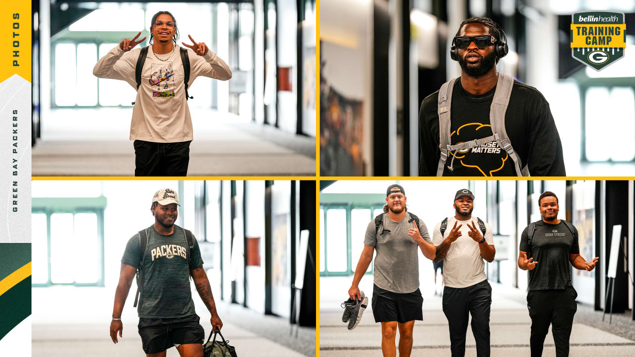 View photos from the Green Bay Packers first day of 2023 training camp