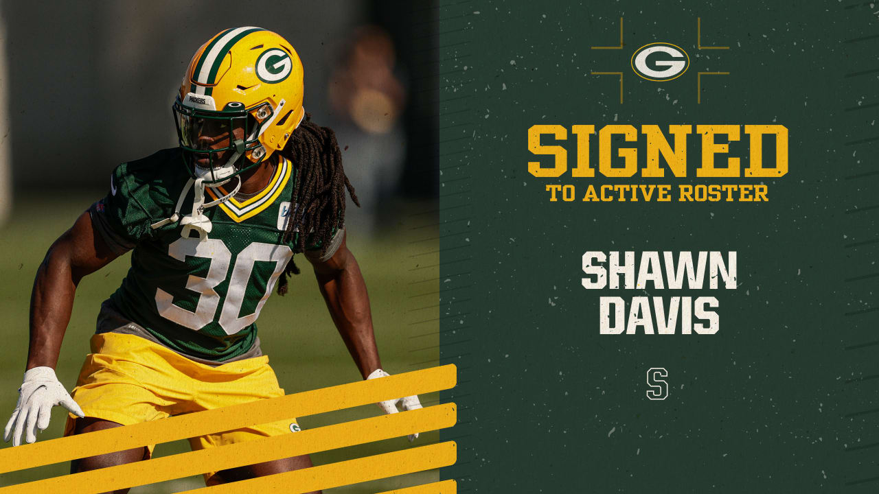 Packers sign S Shawn Davis to active roster