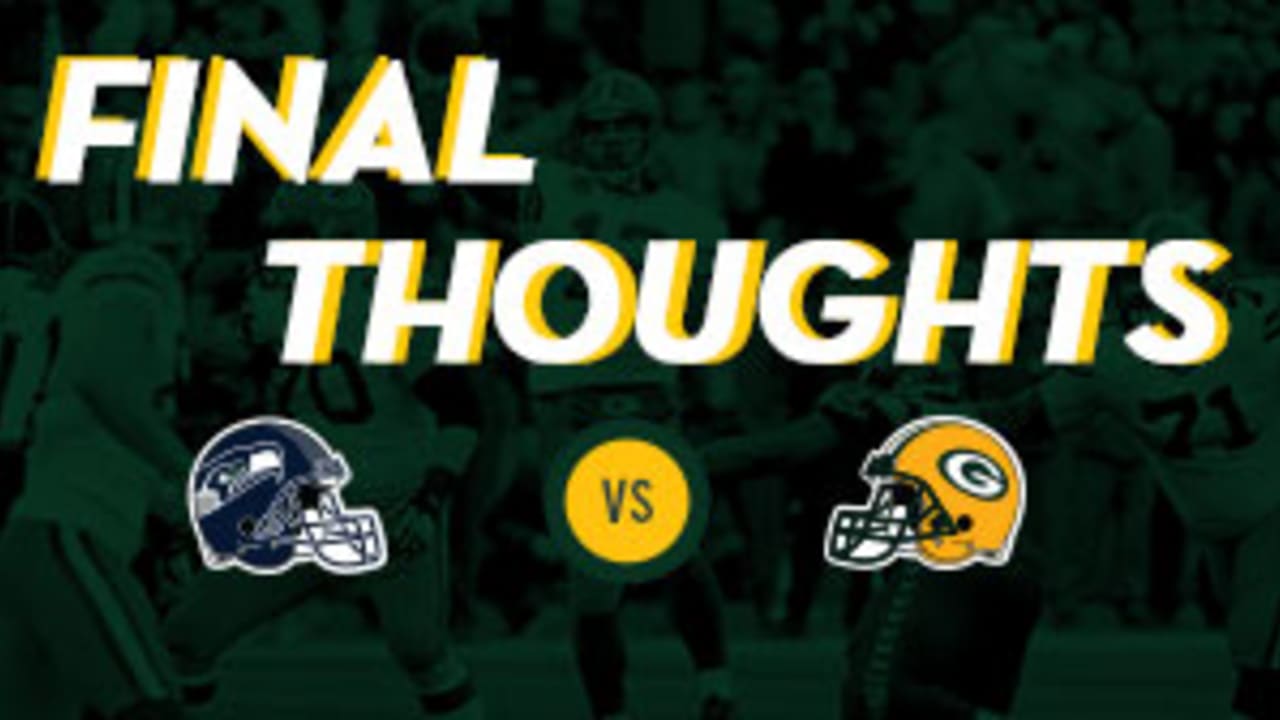 Packers Vs. Seahawks: Final Thoughts