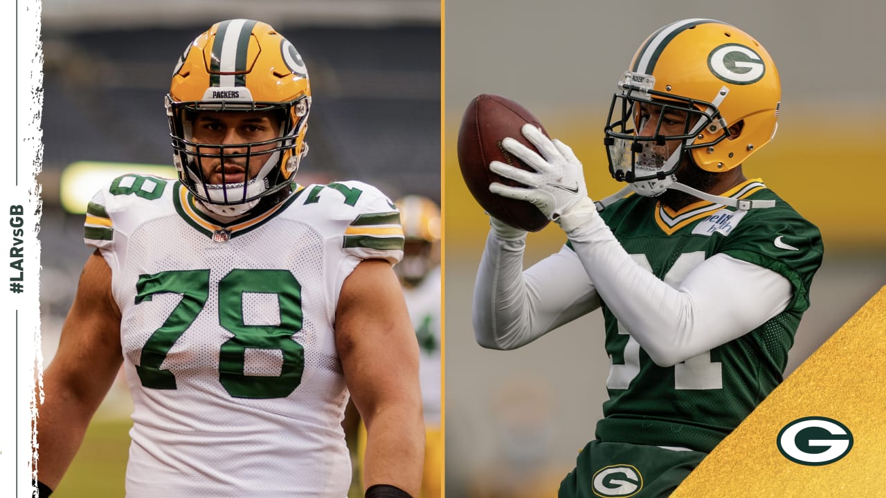 Packers elevate S Innis Gaines, RB Patrick Taylor for gameday