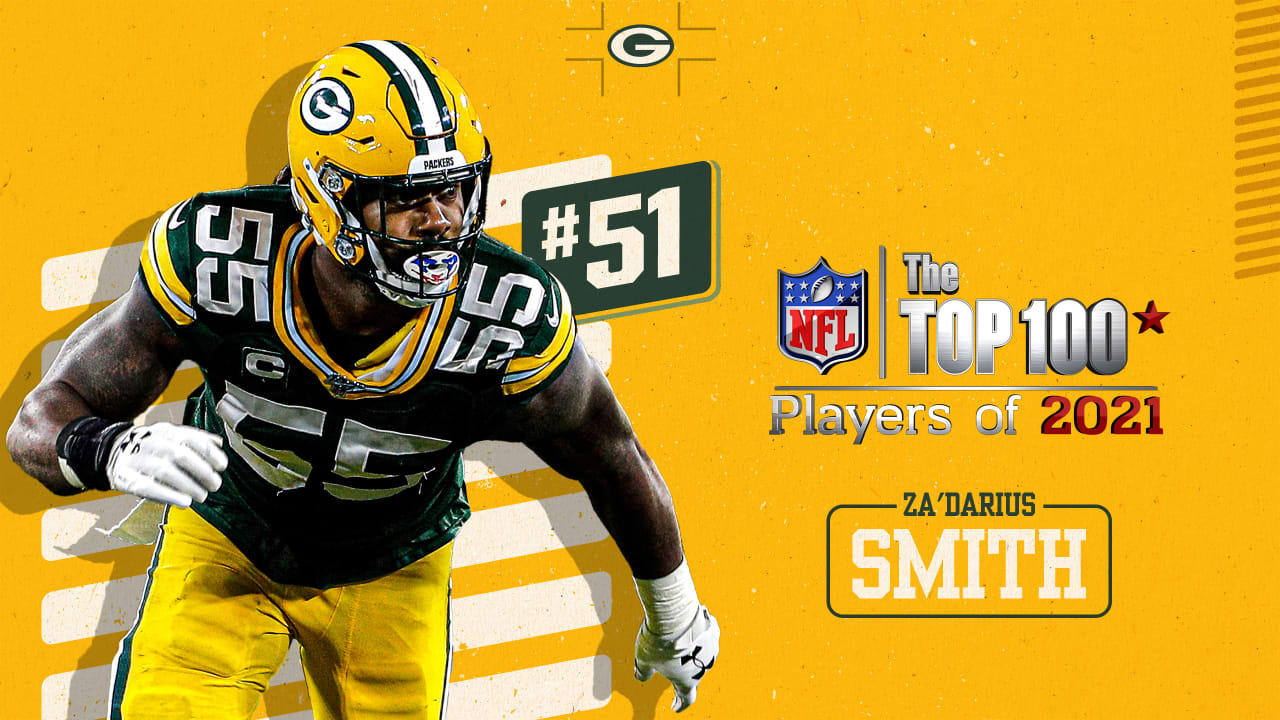 Green Bay Packers - Za'Darius Smith comes in at No. 51 on the #NFLTop100  list. 