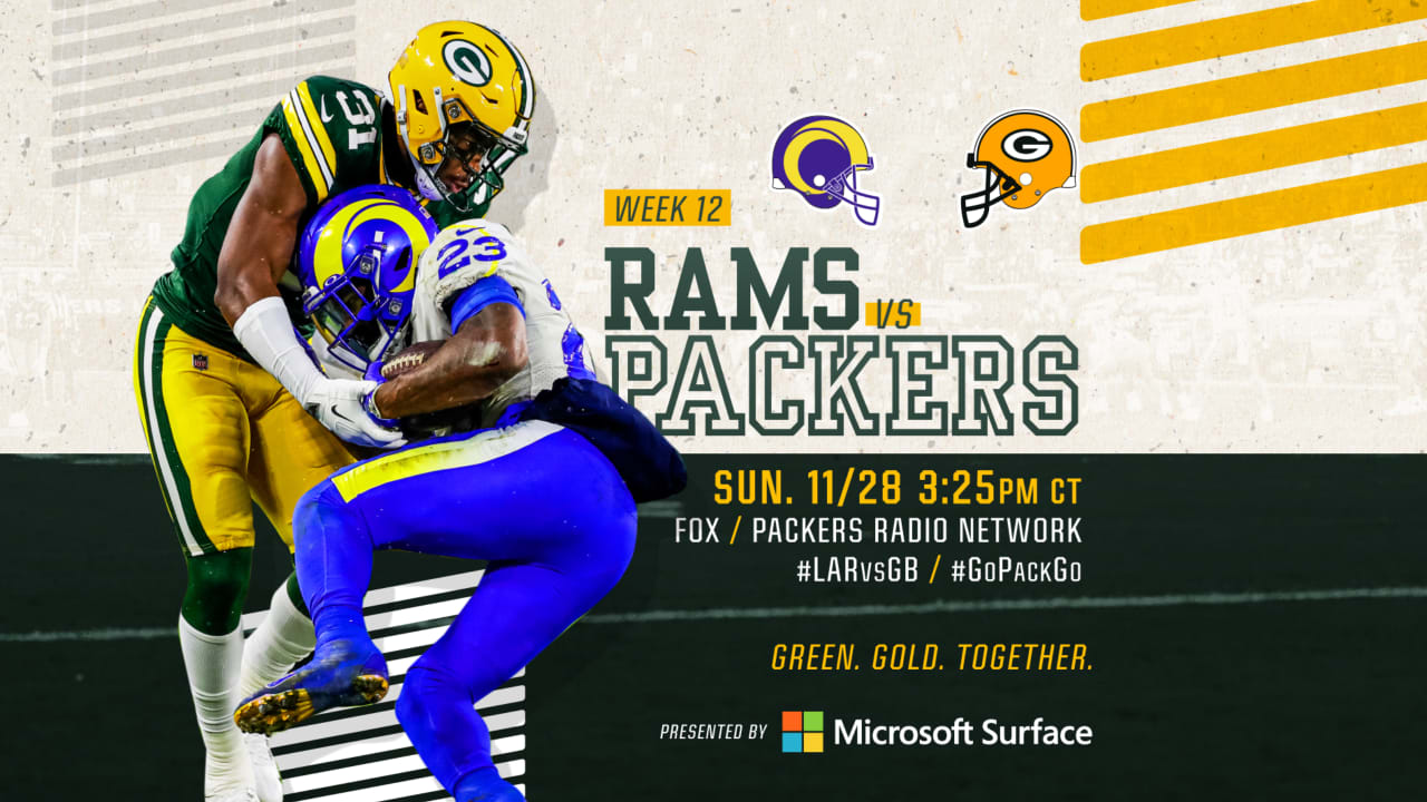 Green Bay Packers vs. Los Angeles Rams Tickets Sun, Nov 5, 2023 12