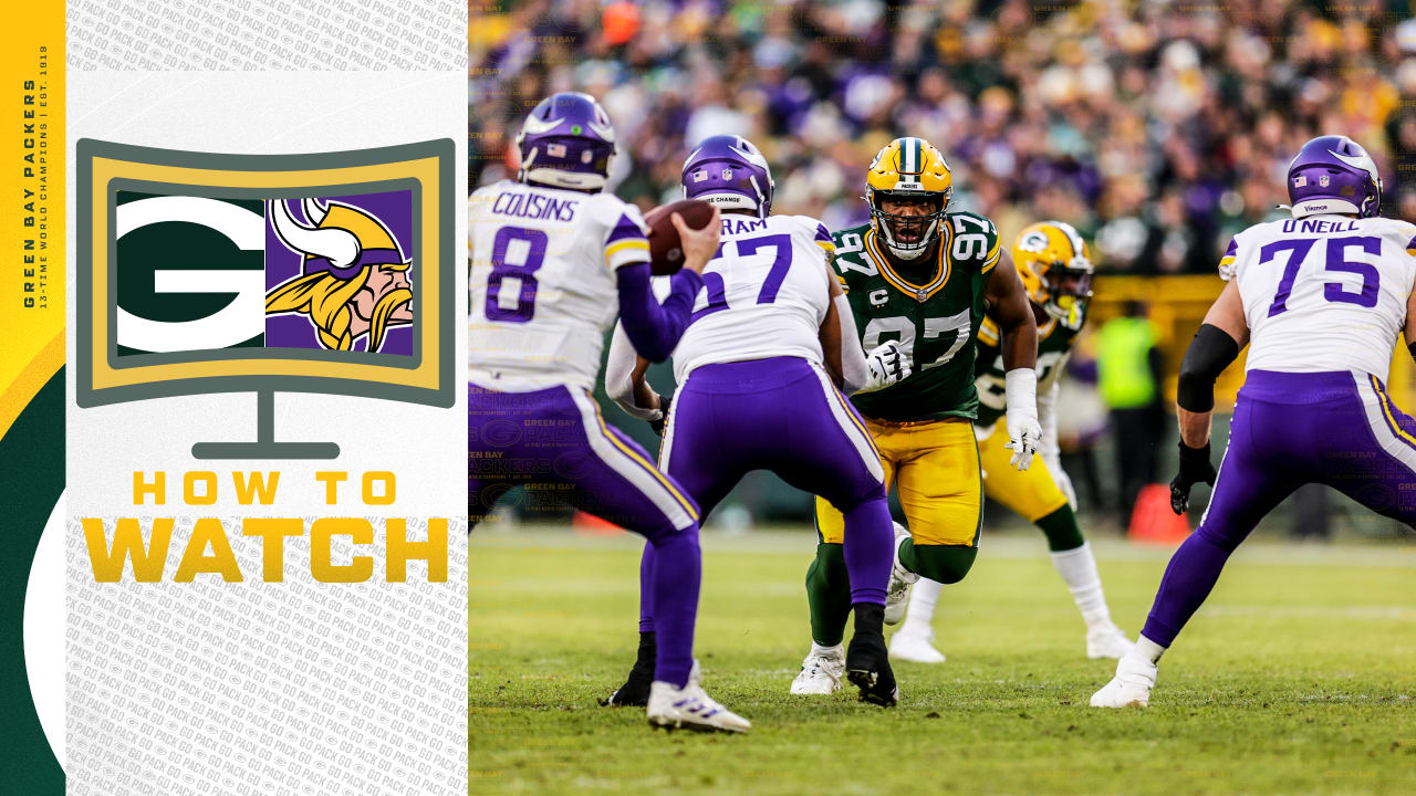 Packers vs. Vikings How to watch, stream & listen Week 8