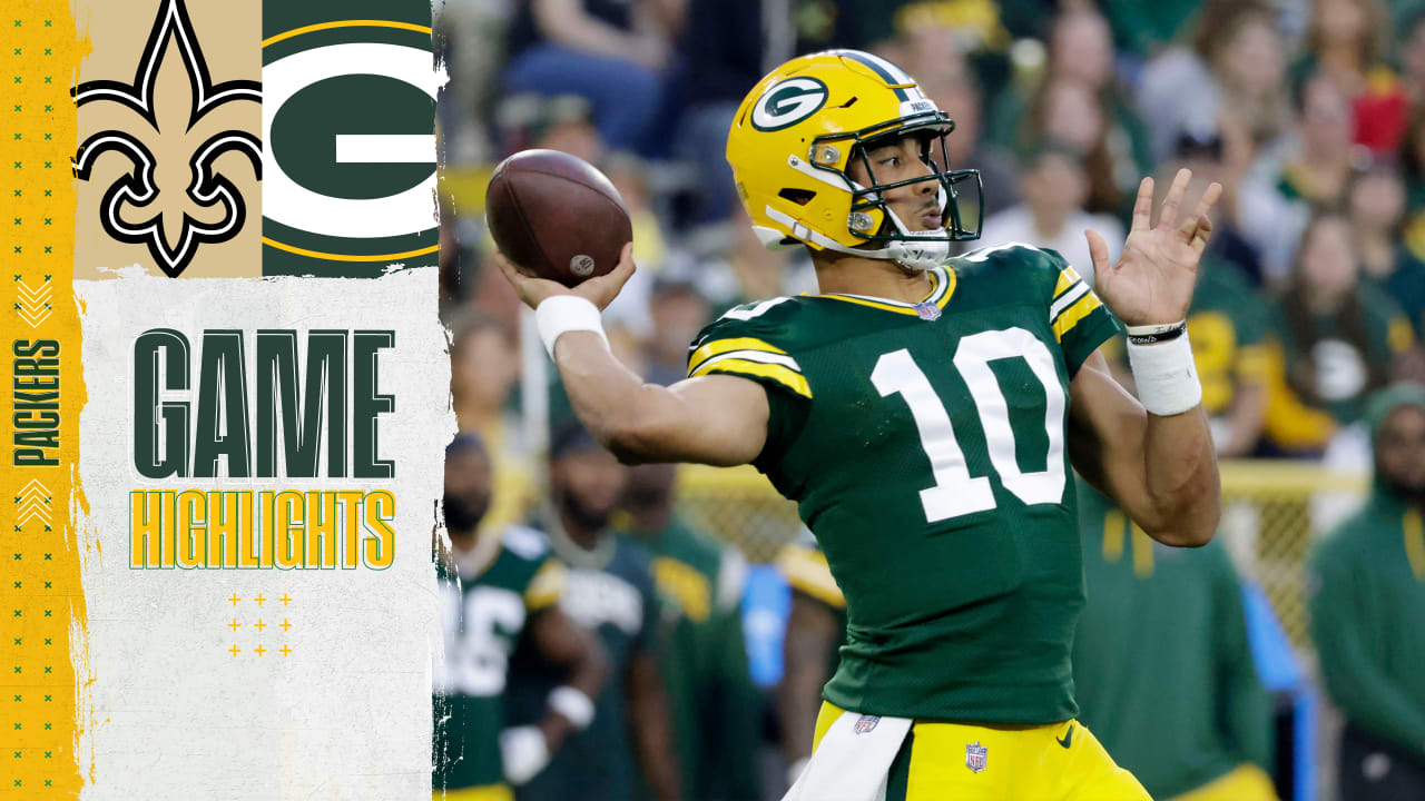 Live highlights from Packers' preseason game vs. Saints