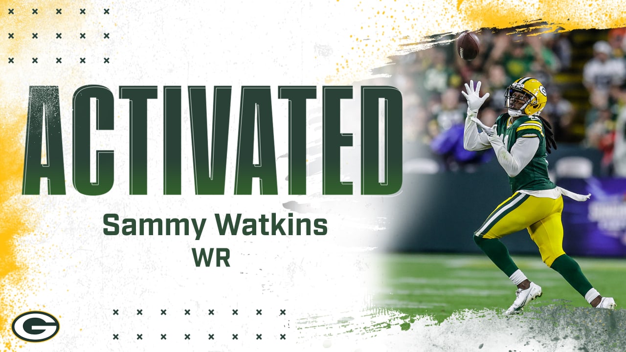 Packers moving on from wide receiver Sammy Watkins