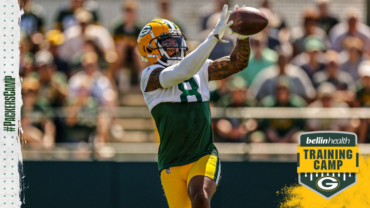 Green Bay Packers cornerback Rico Gafford during a preseason NFL