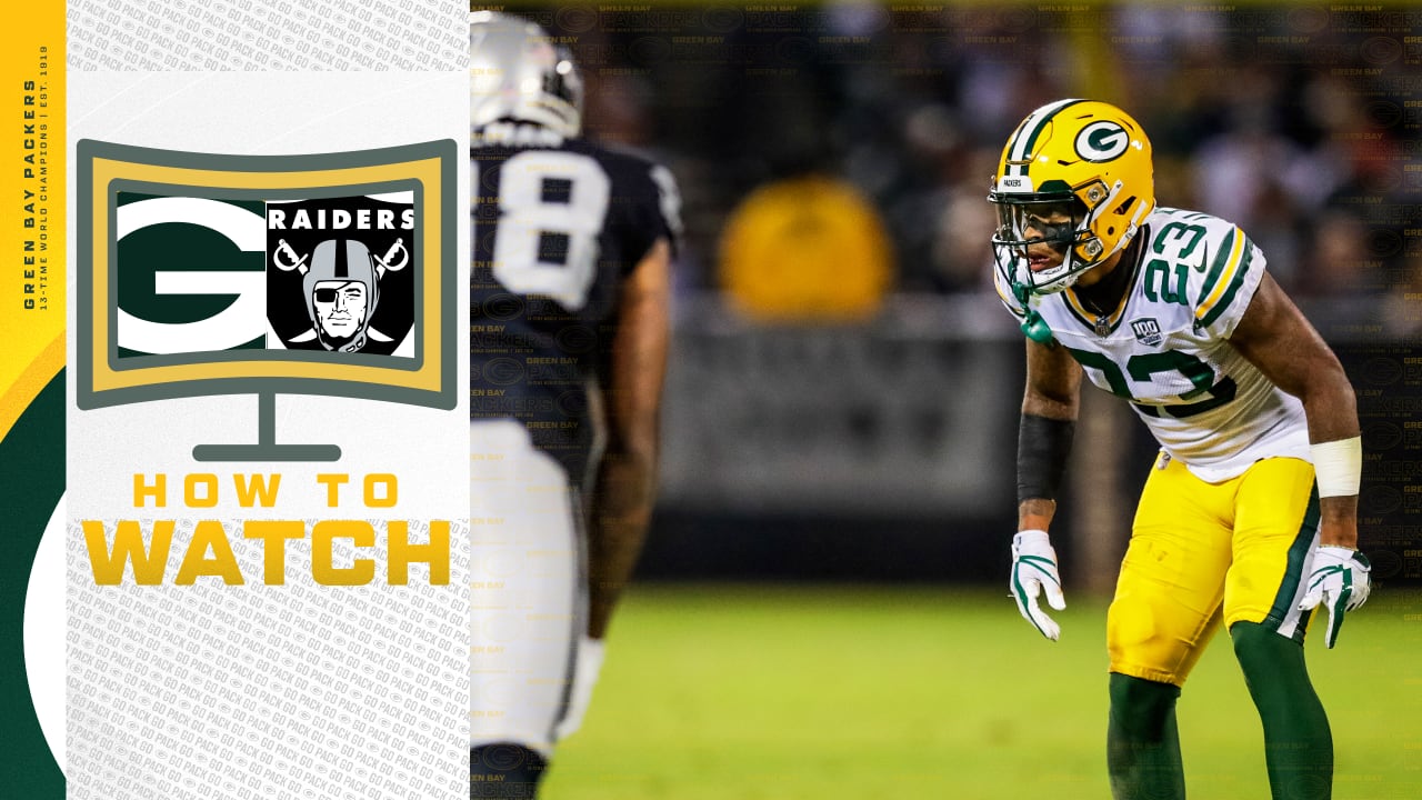 Packers vs. Raiders, How to watch, stream & listen