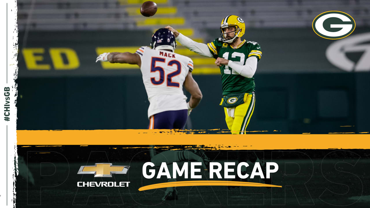 Packers 'in the driver's seat' after dominating Bears - Packers.com