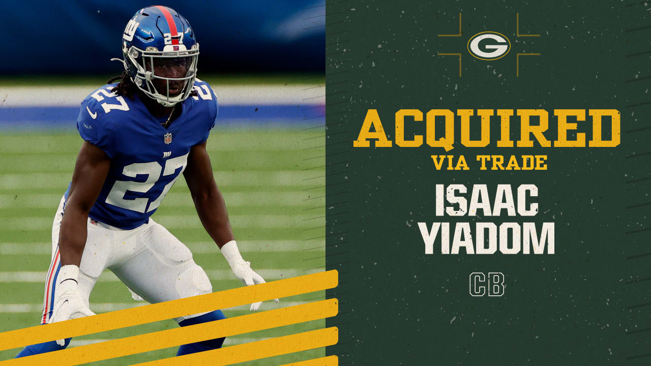 Packes trade Josh Jackson to Giants for Isaac Yiadom in CB swap