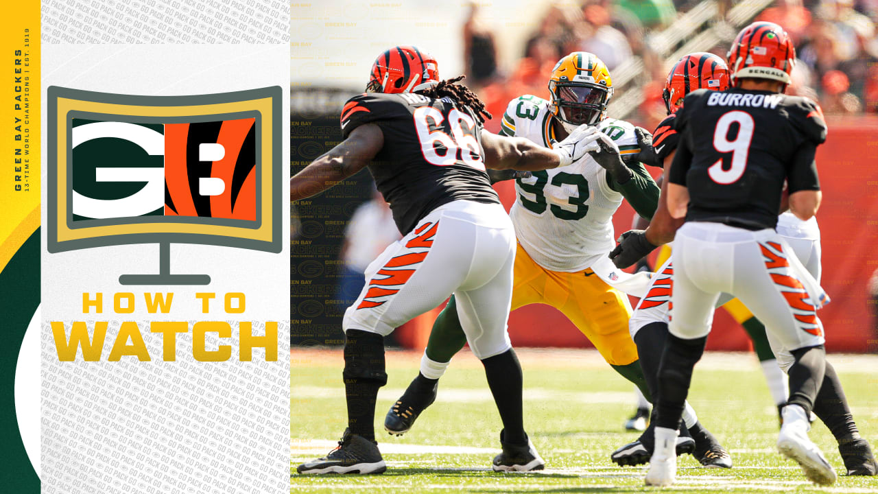 Packers vs. Bengals, How to watch, stream & listen