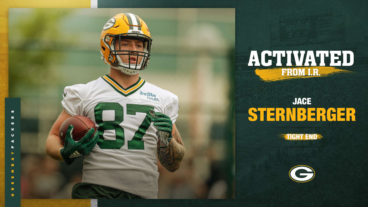 Packers activate TE Jace Sternberger from injured reserve