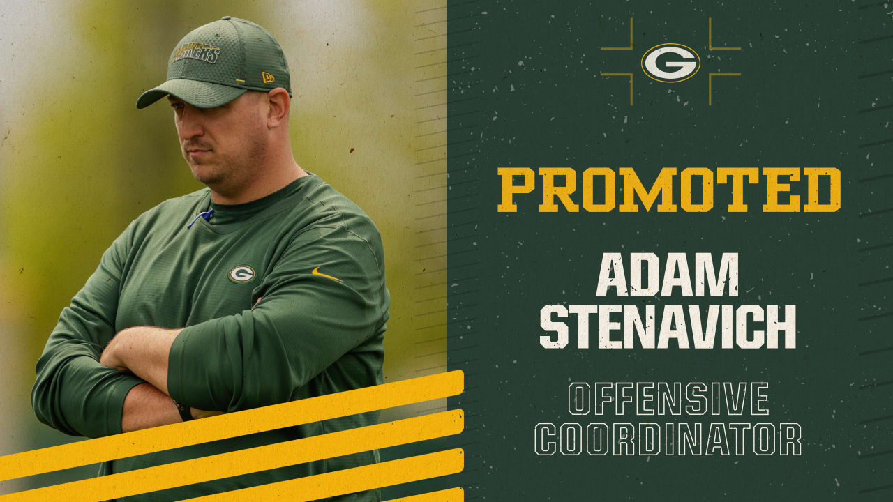 Packers promote Adam Stenavich to offensive coordinator