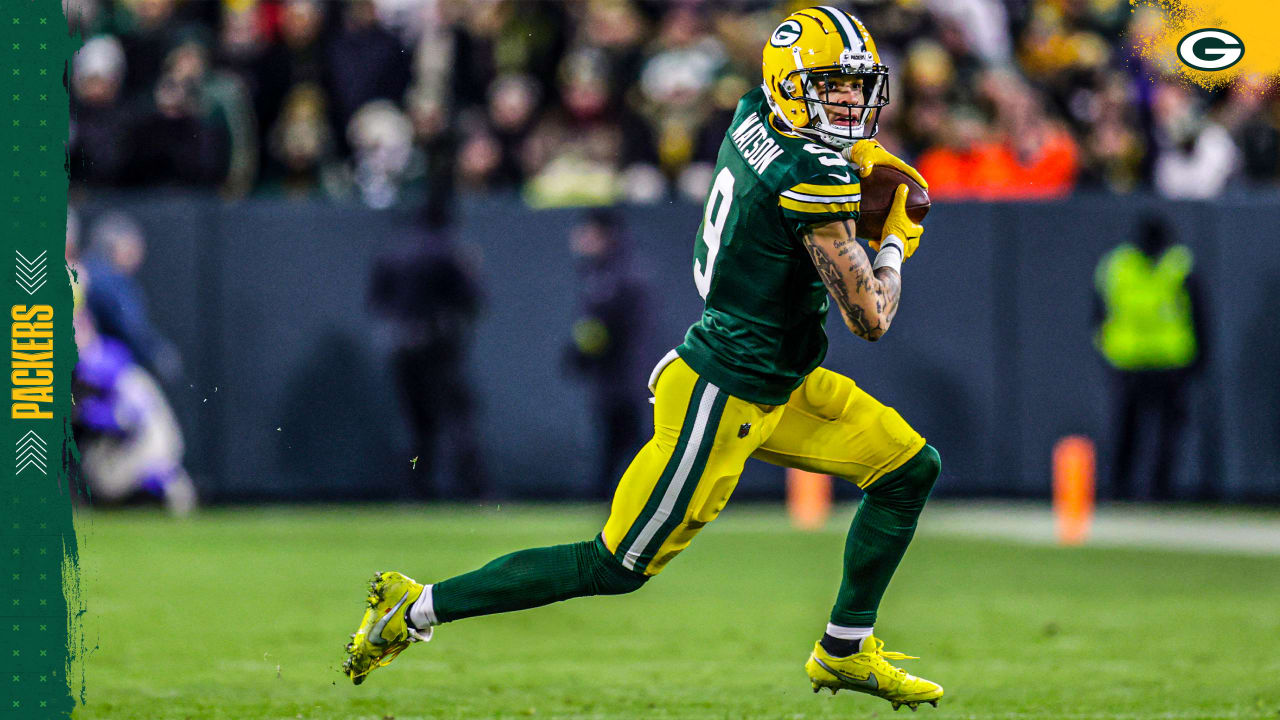 Green Bay Packers WR Christian Watson out Sunday against Chicago