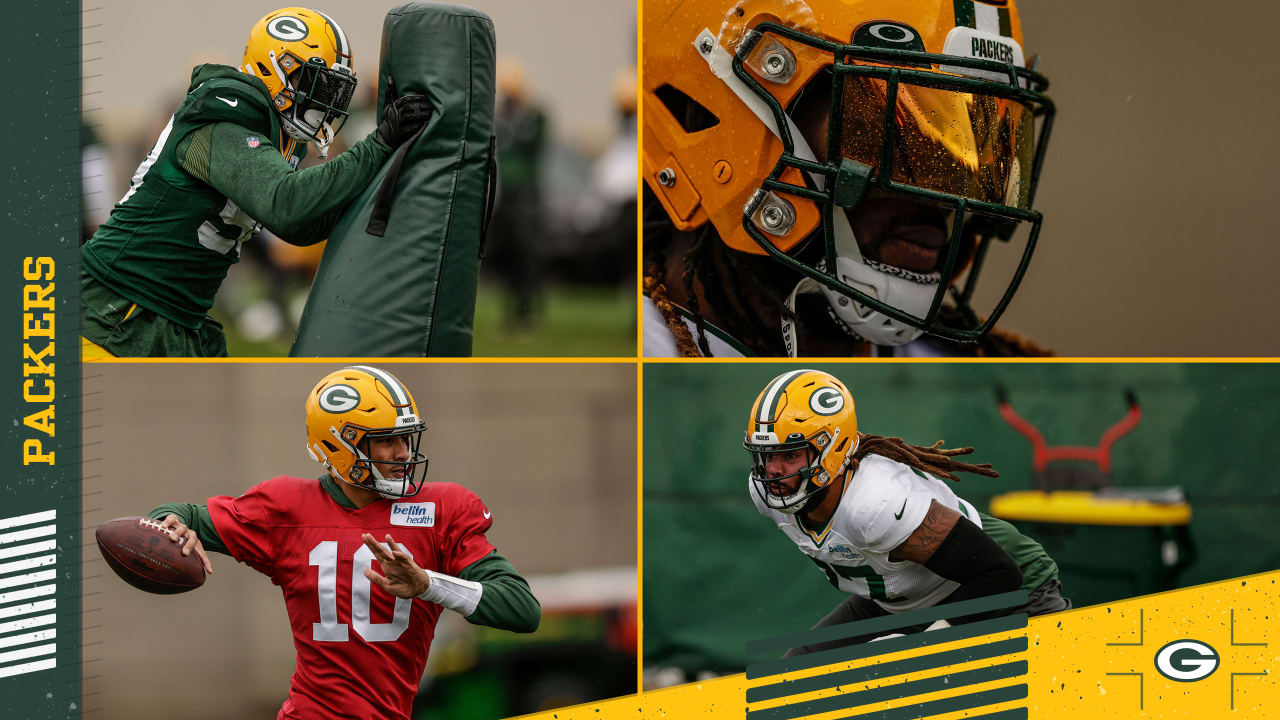 Photos Packers endure rainy Thursday practice, continue prep for Seahawks
