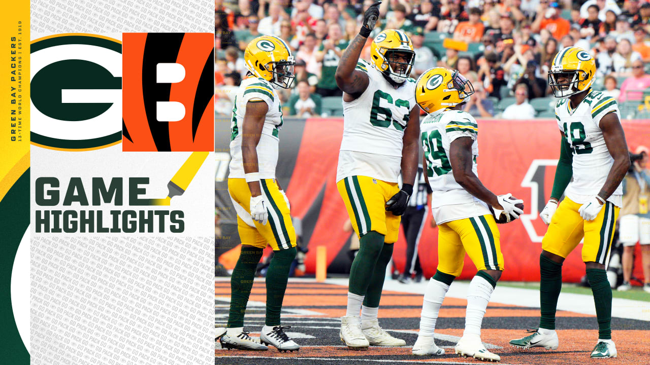 Game Highlights: Packers vs. Bengals