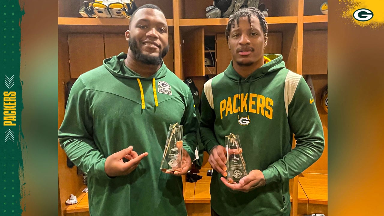 Kenny Clark, Rasul Douglas honored with 2022 Stand-Up Guy Award