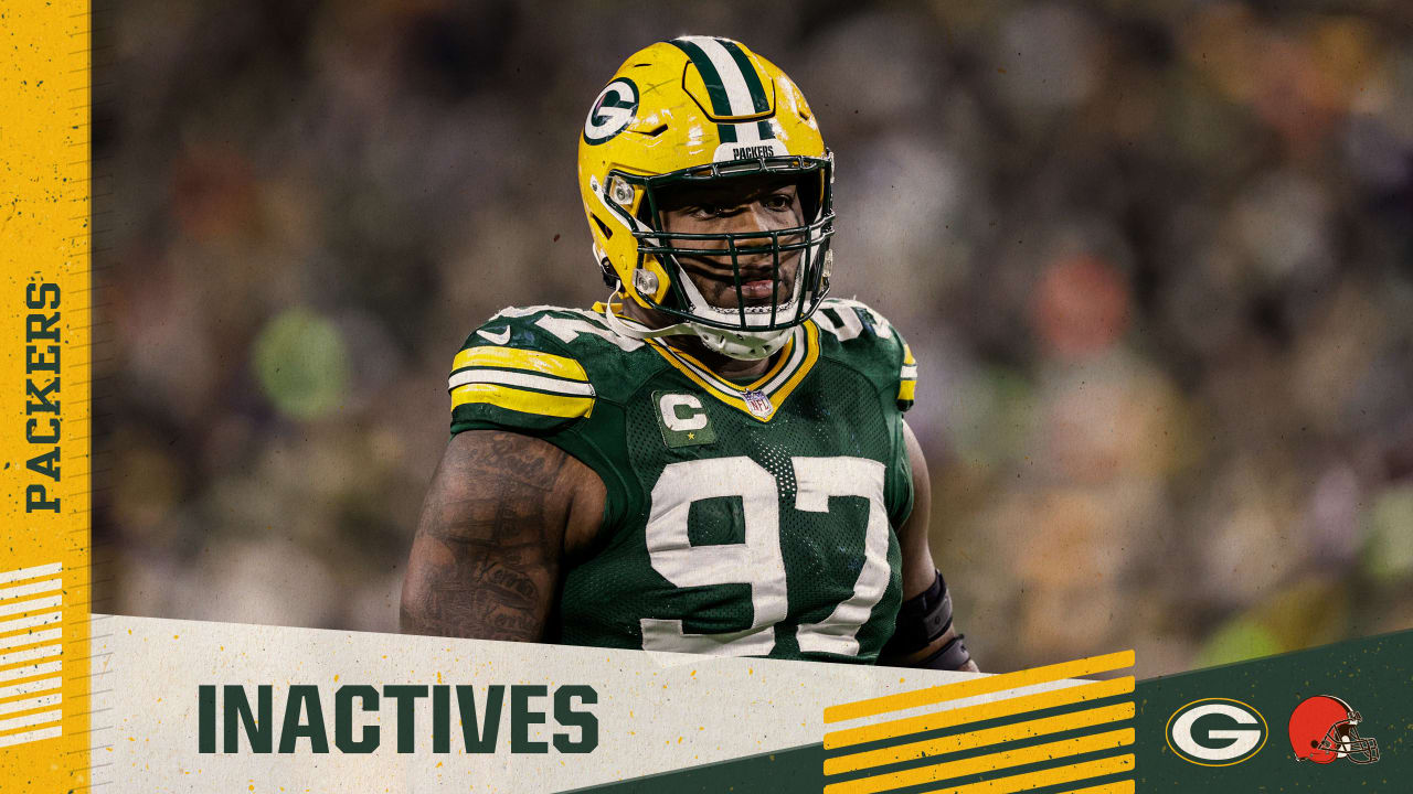 DL Kenny Clark active for Green Bay | Packers-Browns inactives