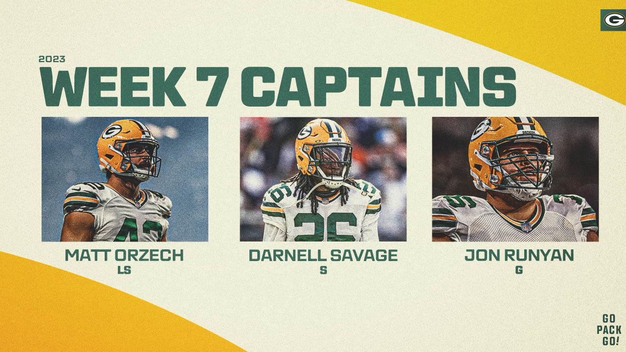 Packers pick captains for Sunday's Broncos game