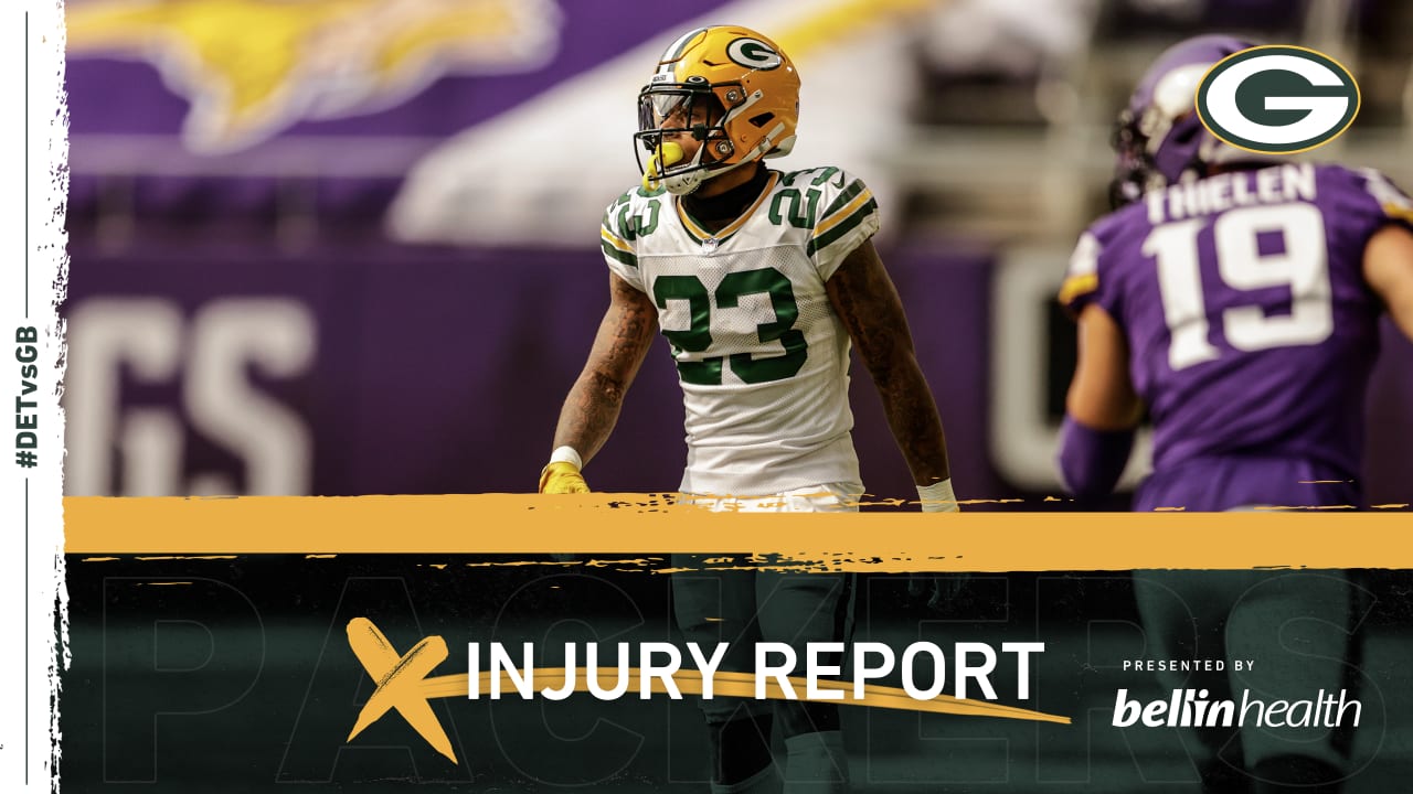 Packers-Lions injury report: No Kenny Clark, Kenny Golladay for Week 2