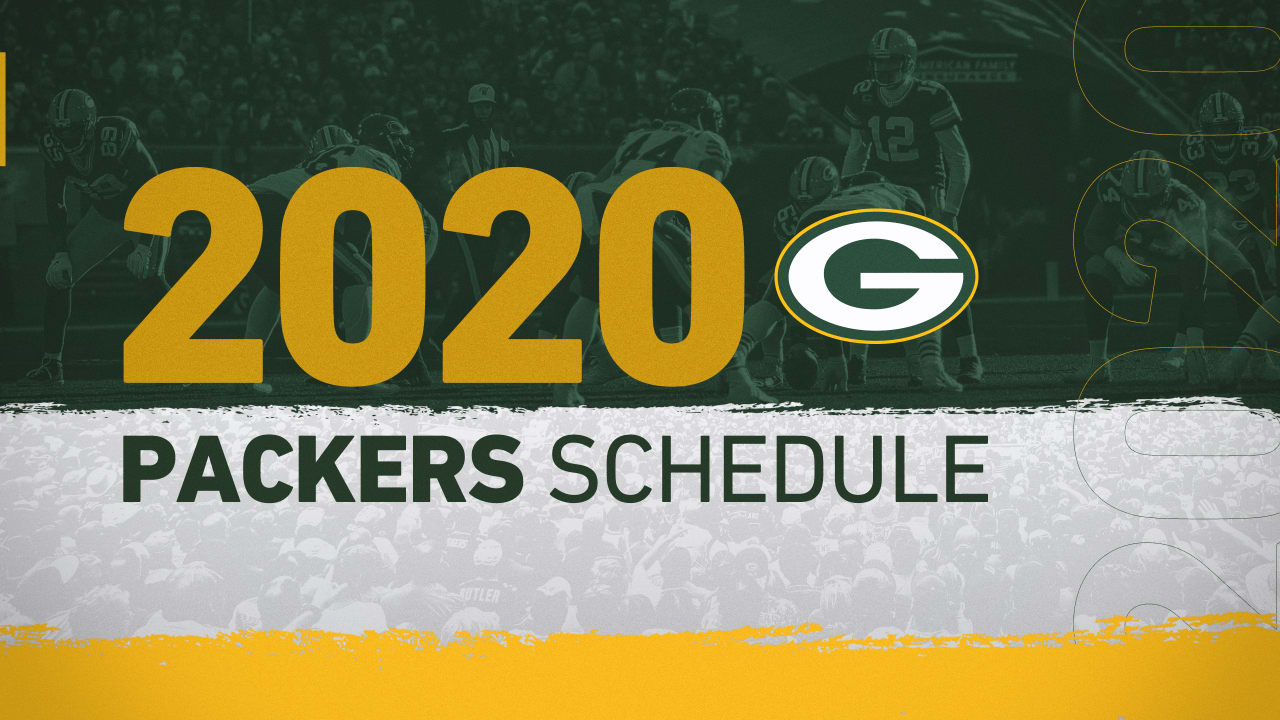 2020 Green Bay Packers Schedule: Complete schedule, tickets and matchup  information for 2020 NFL season