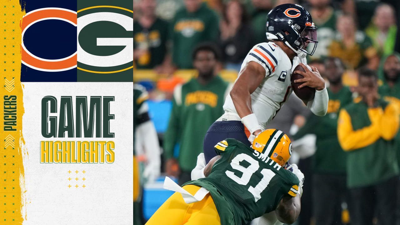 packers bears highlights