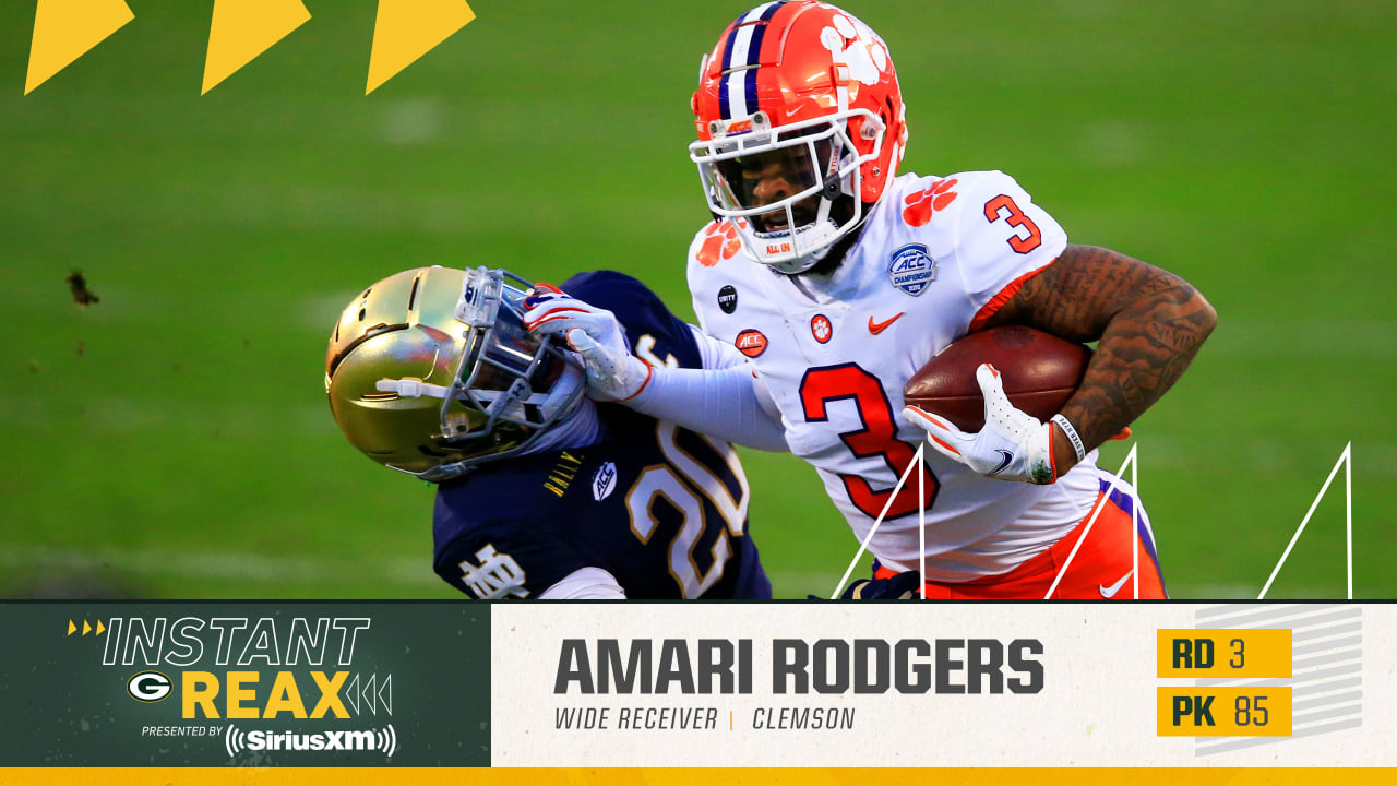 Amari Rodgers was the Packers' 3rd round pick from the 2021 NFL Draft  #AmariRodgers #Packers #NFL