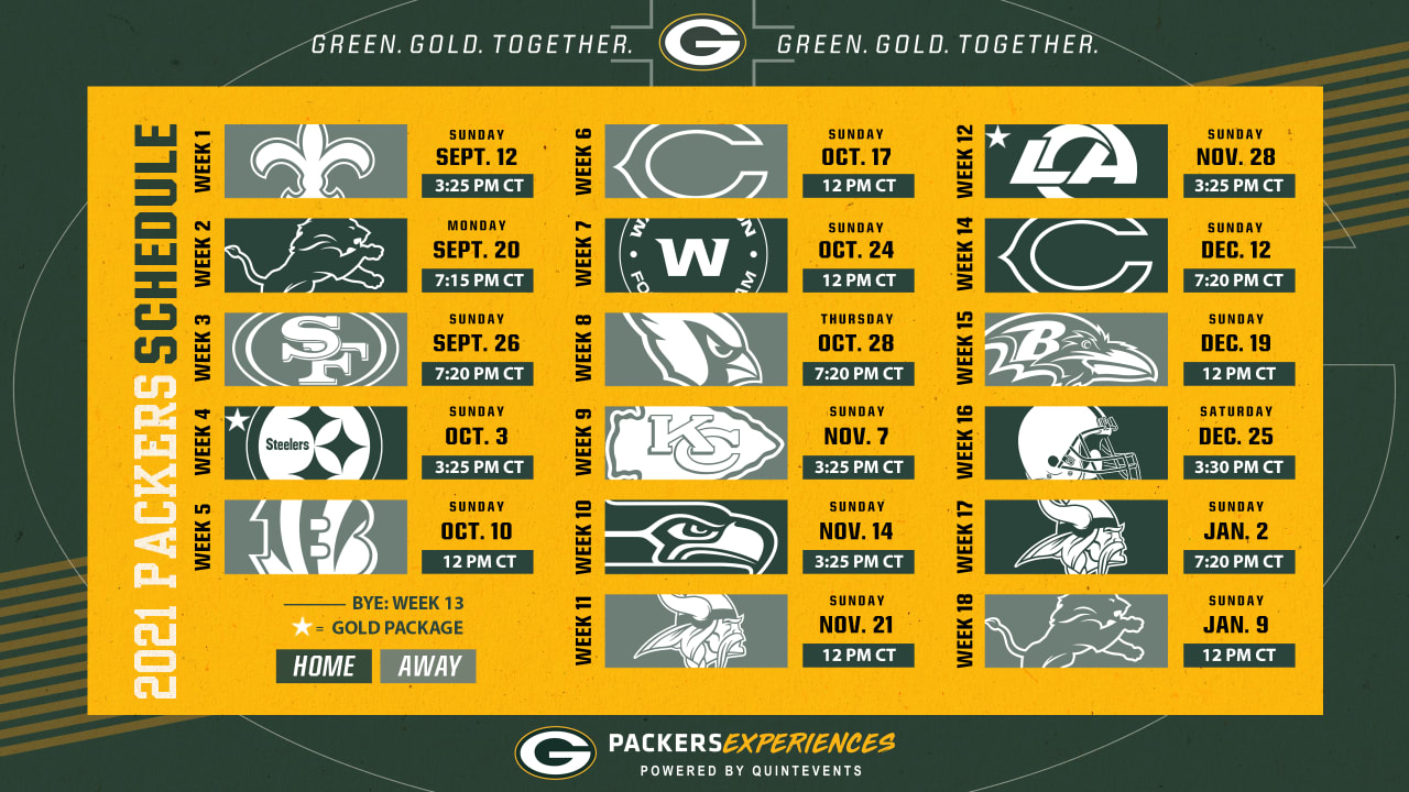 Green Bay Packers Schedule 2022 