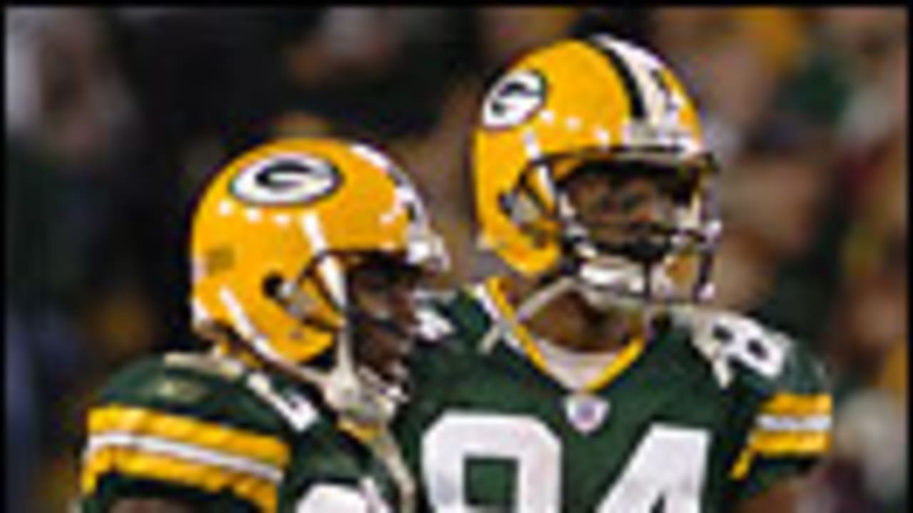 Wide receiver Javon Walker of the Green Bay Packers is seen on the field  during the game against the Dallas Cowboys …