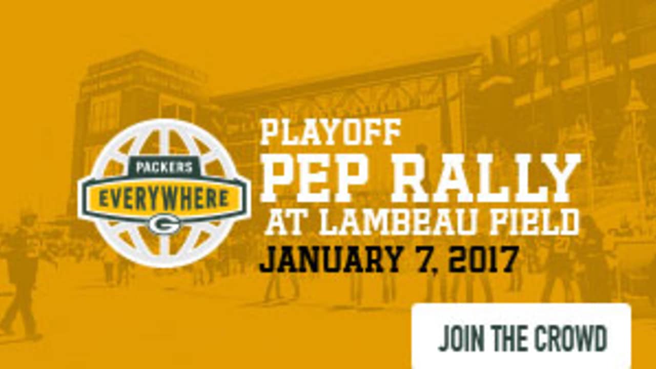 Packers Everywhere set to host free playoff pep rally for fans Saturday