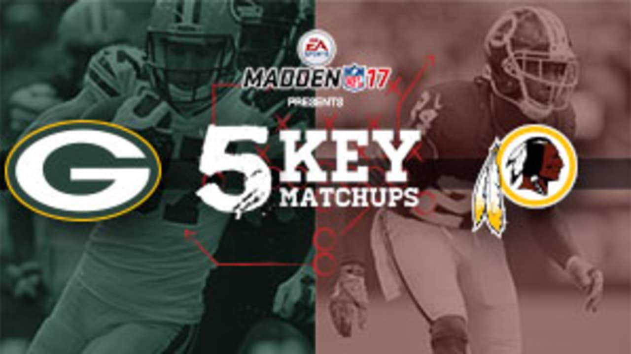 Green Bay Packers: 3 Key Matchups vs the Washington Redskins - NFL