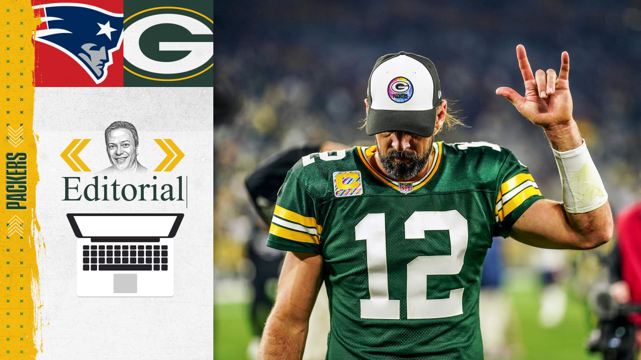 Aaron Rodgers’ halftime pep talk ‘Just play better’