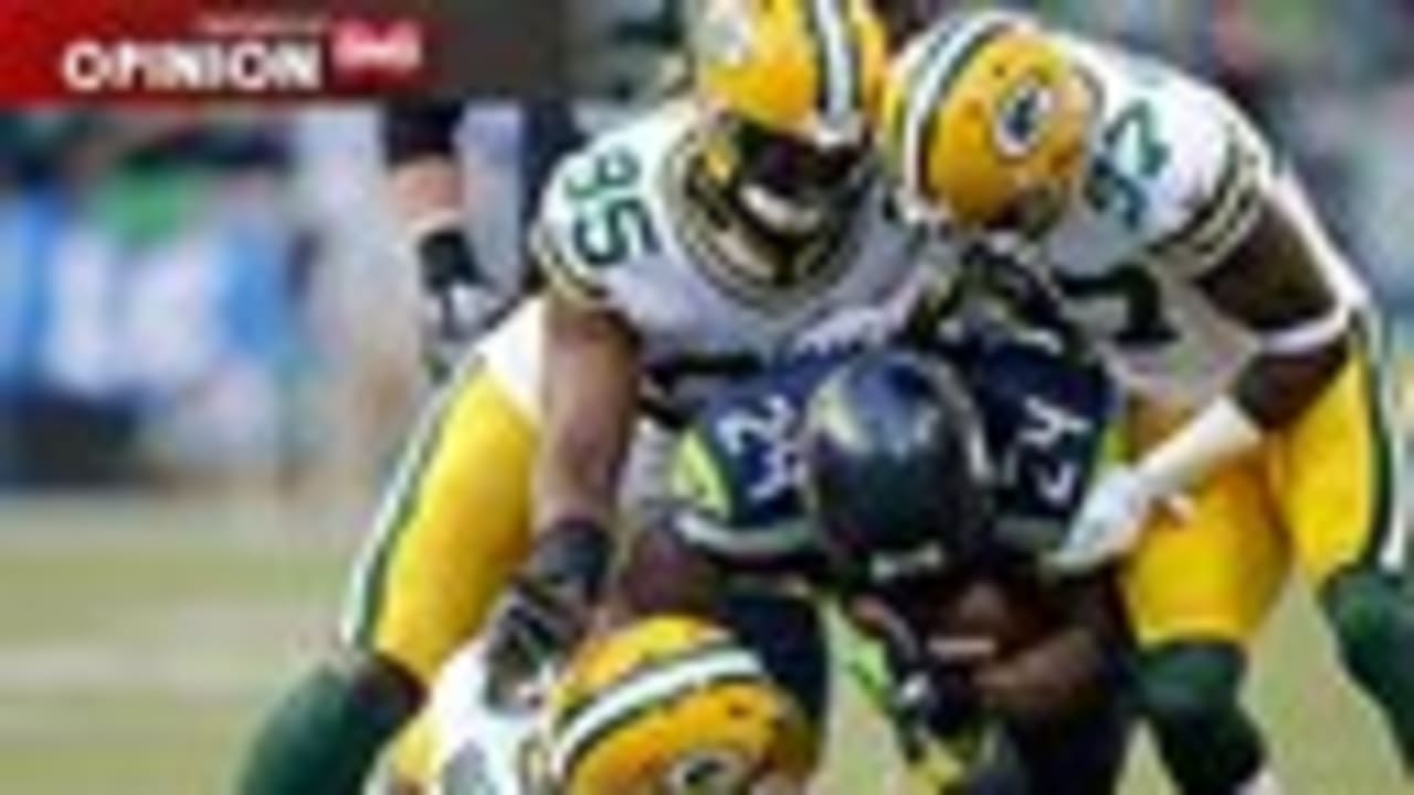 Seahawks cornerback Richard Sherman confronts Aaron Rodgers after game