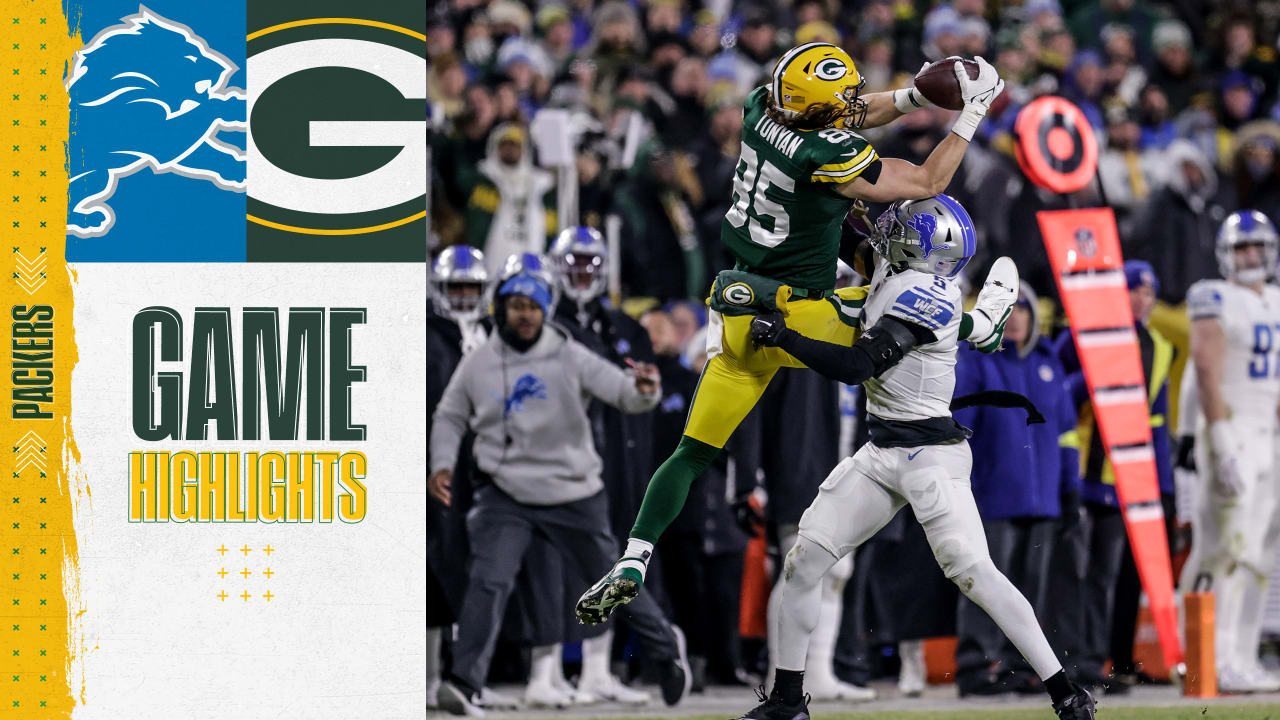 Game Highlights: Packers vs. Lions