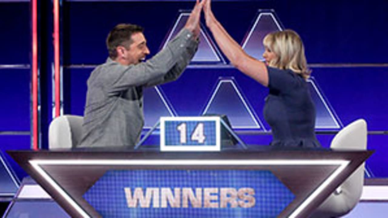 Run the table: Rodgers wins '$100,000 Pyramid'