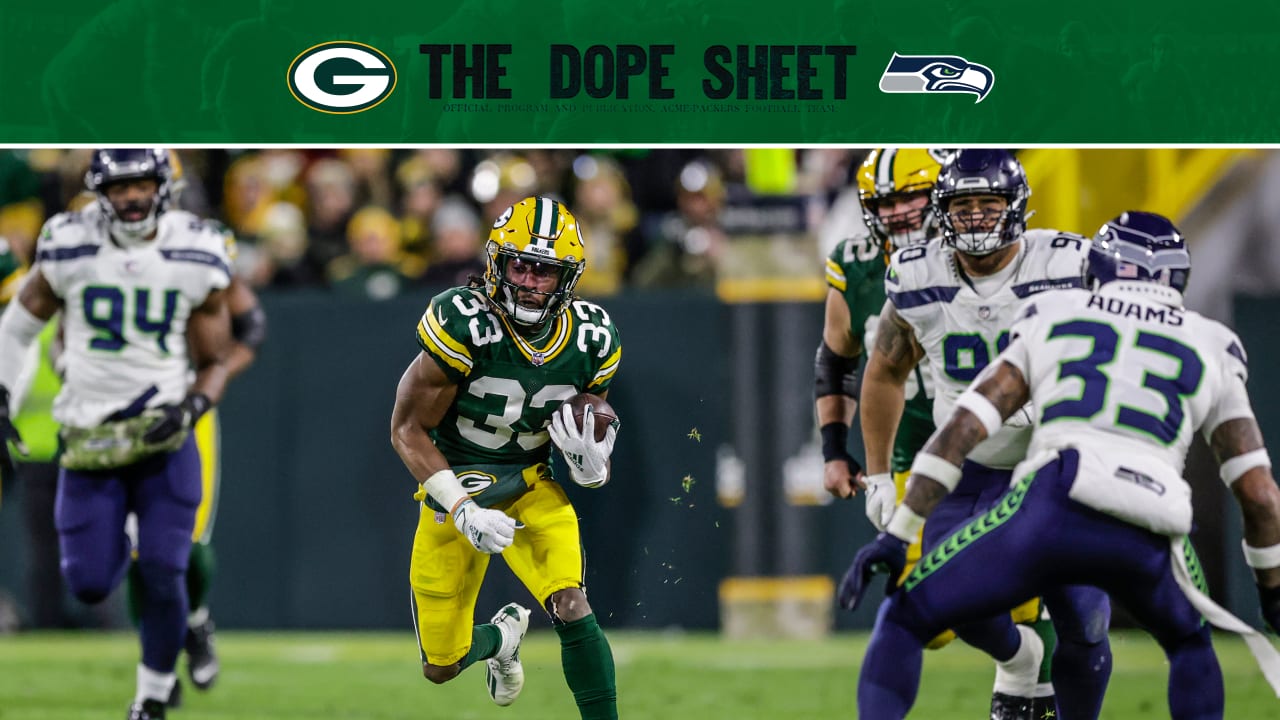 Dope Sheet: Packers close the preseason against the Seahawks