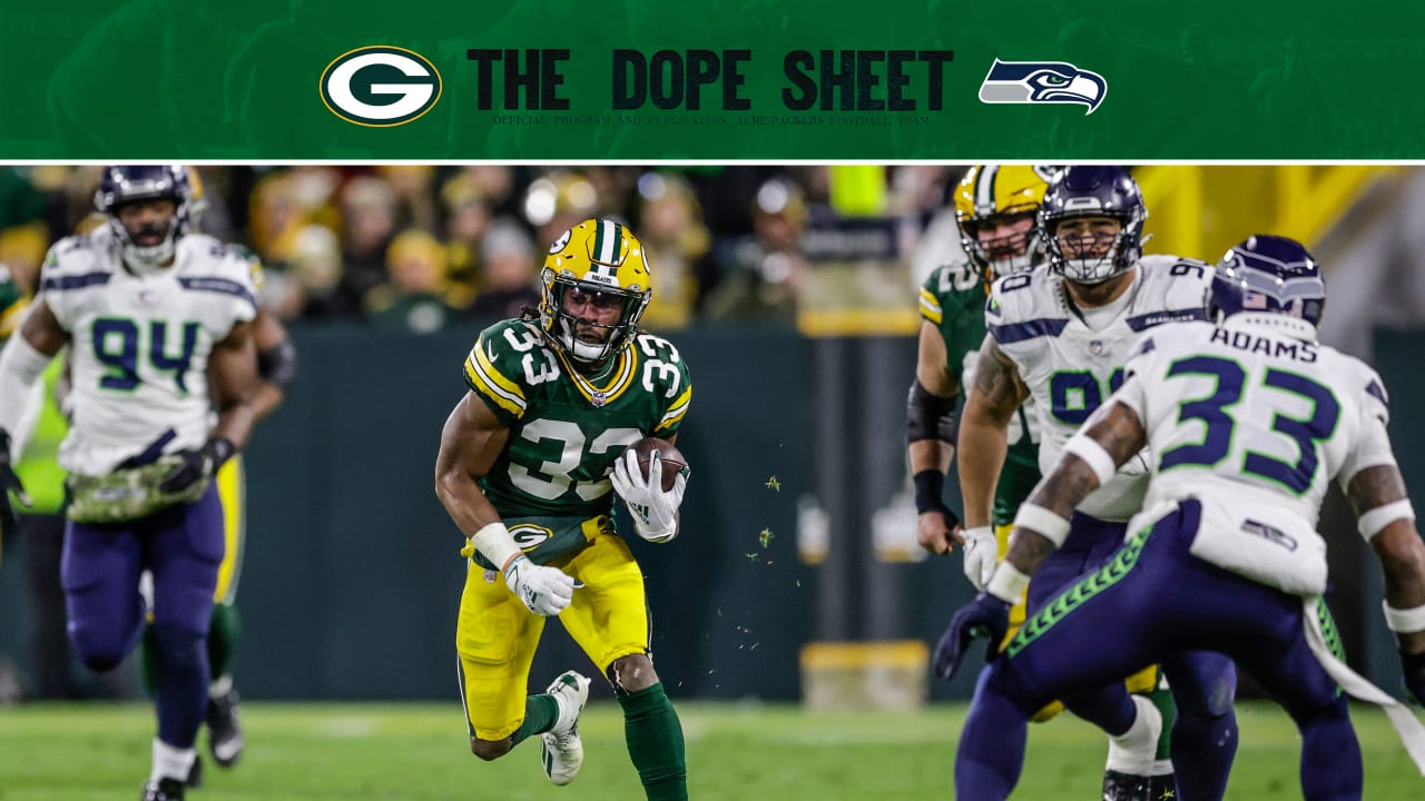 Dope Sheet: Packers travel East to take on the Steelers